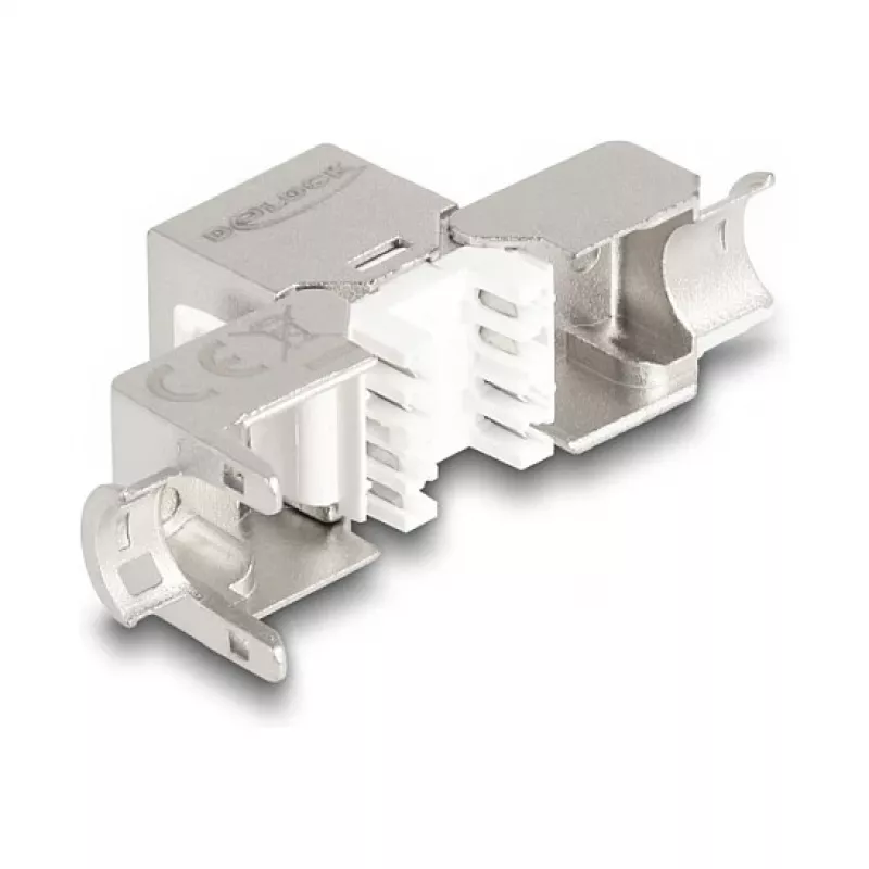 DeLOCK Keystone moodul RJ45 pistik LSA-le Cat.6A õhuke tööriistavaba