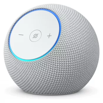 Amazon Echo Dot Max 2025 väljalase - Glacier White - Bluetooth (B0DKLVWZPF)