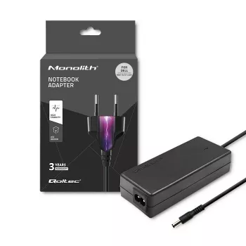 Qoltec 51516.90W toiteadapter Dellile | 90W | 19,5V | 4,62A | 4,5*3,0+pin | +toitekaabel