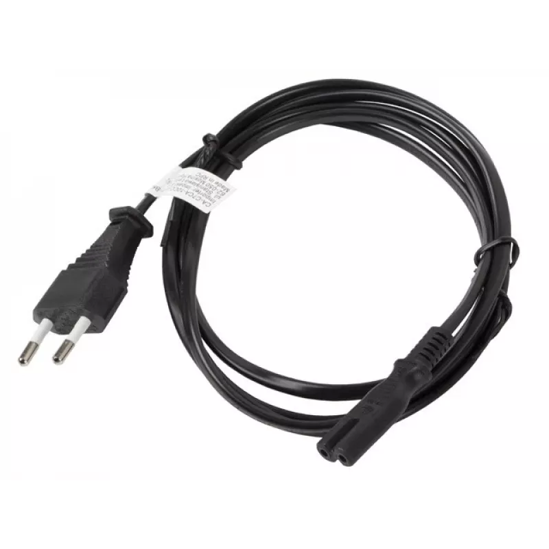 Lanberg CA-C7CA-10CC-0018-BK toitekaabel must 1,8 m C7 pistikuga CEE7/16