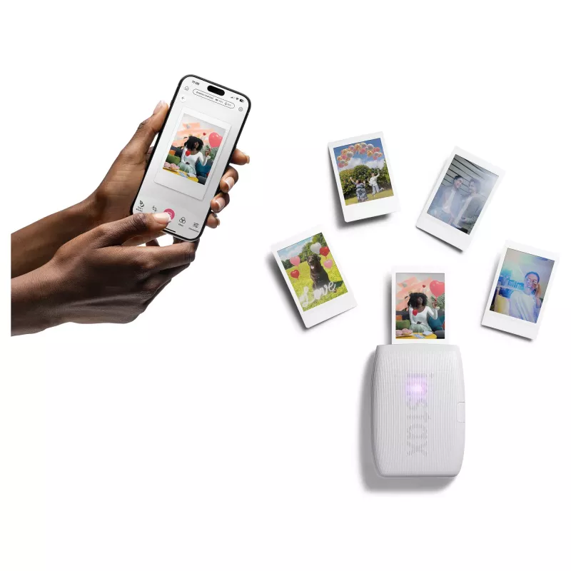 Fotoprinter Fujifilm Instax Mini Link 3 valge Bluetooth kaasaskantav kiirprinter nutitelefoni fotodele