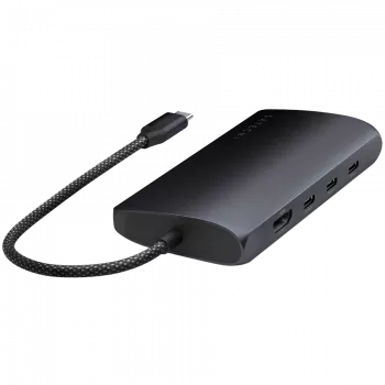Satechi USB-C mitmepordiadapter ST-P8KED — 6 porti, toetab 8K resolutsiooni