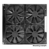 Radiaatori jaotur Watercool MO-RA X-Splitter Noctua NF-A20 ventilaatoritele