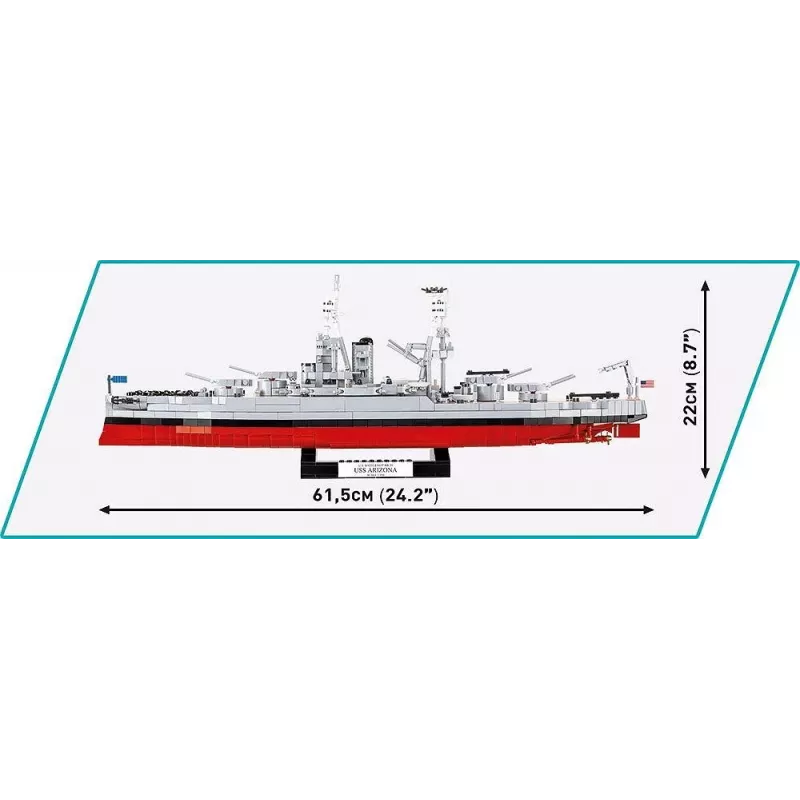 Klotsid USS Arizona BB-39 2046 klotsi