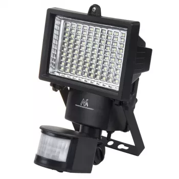 Maclean MCE442 päikesevalgusti LED prožektor liikumisanduriga prožektor seinale paigaldatav valgusti hämarik IP44 6W 6000K