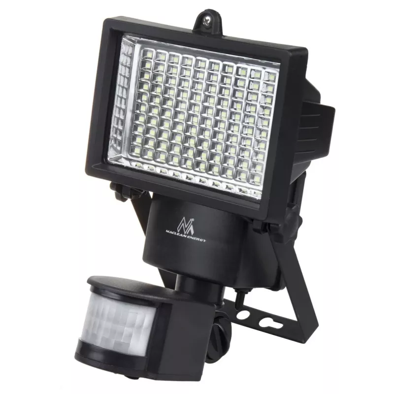 Maclean MCE442 päikesevalgusti LED prožektor liikumisanduriga prožektor seinale paigaldatav valgusti hämarik IP44 6W 6000K
