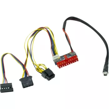 Inter-Tech 88882193 - ATX (20-pin) - SATA 15-pin + Molex (4-pin) - sirge - sirge - Mitmevärviline - 35 mm (88882193)
