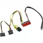 Inter-Tech 88882193 - ATX (20-pin) - SATA 15-pin + Molex (4-pin) - sirge - sirge - Mitmevärviline - 35 mm (88882193)