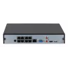 Võrgusalvesti DAHUA Lite NVR2108HS-8P-4KS3 — 8 kanalit, max 4K, SATA HDD, 1U, PoE