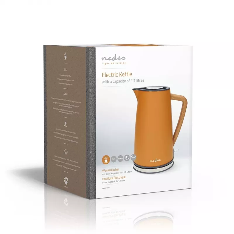 Elektriveekeetja Nedis KAWK510EOR 1.7 L 2200 W Oranž