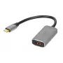 IBOX USB-C–HDMI-adapterkaabel, mudel IACFAK, USB-C (isane) HDMI-le (emane), 4K 60 Hz, sirged pistikud, hõbedane