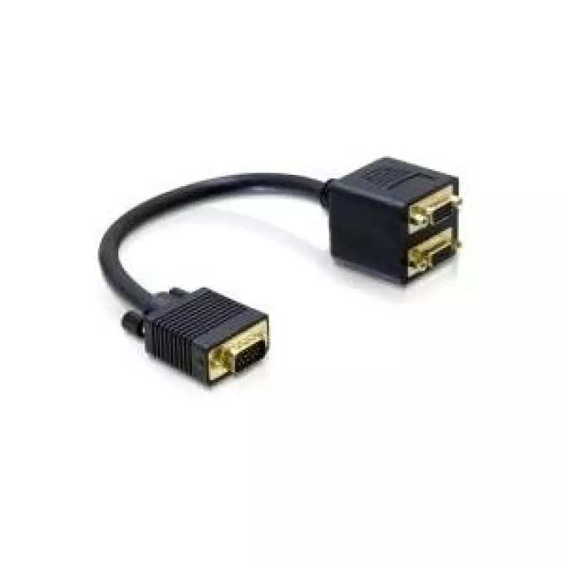 VGA-adapter DeLOCK 65060 isane kuni 2x emane 0,2 m