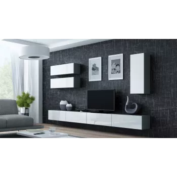 Cama Kapp VIGO 90 suletud 90/35/32 hall/valge läikiv