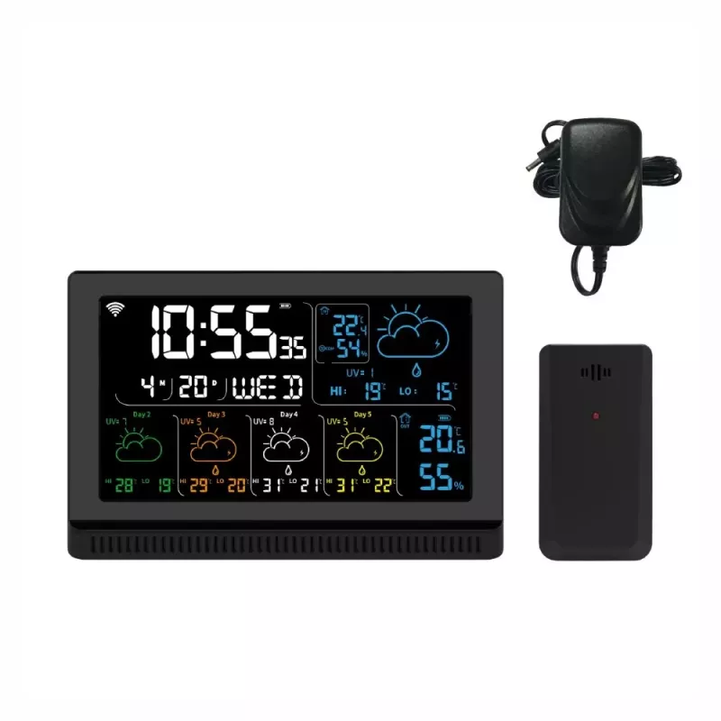 Nutikõlar MANTA MTO200B Windy Must — Bluetooth ja Wi‑Fi juhtmevaba heli, häälassistendi tugi