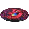Põrandamatt Arozzi Zona Round Floor Pad | Crawling Chaos — ümmargune kaitsematt tooliratastele ja põrandale, mudel AZ-ZONA-PAD-CHAOS