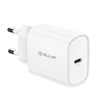 Seinalaadija Tellur TLL151421 20W USB-C PD kiirlaadimine telefonidele ja tahvelarvutitele