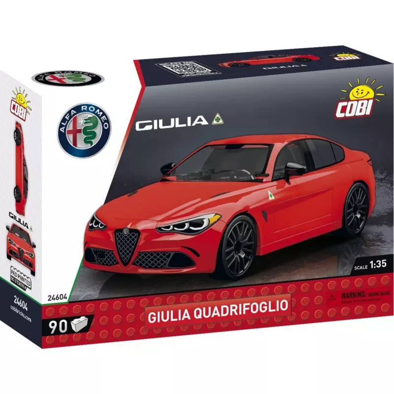 Ehituskomplekt COBI Giulia Quadrifoglio 90 osa vanusele 6+