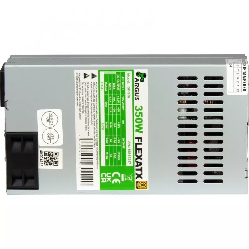 Inter-Tech toiteplokk 350W Flex ATX GF-350 BULK - arvuti-/serveri toiteplokk - ATX (88882237)