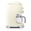 Smeg 50's Style DCF02CREU kohvimasin 1,25 liitrit kreemjas