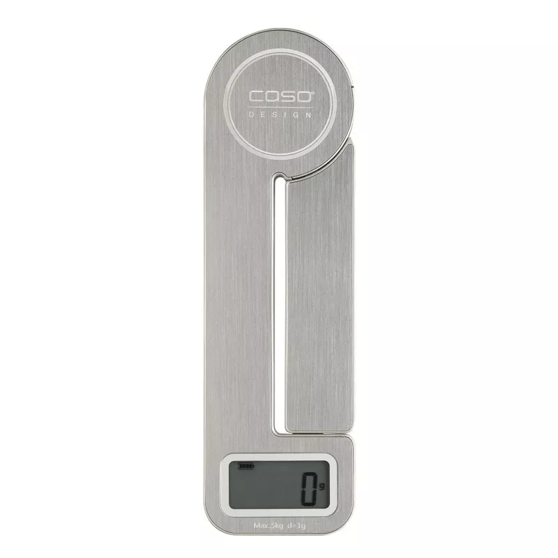 Caso | Kaalud | KitchenEcostyle | Maksimaalne kaal (mahutavus) 5 kg | Jaotustäpsus 1 g | Ekraani tüüp LCD | Roostevaba teras