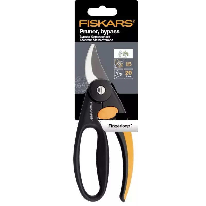 Fiskars 111440 Bypass Must oksakäärid — Fiskars 1001534 (Käsilõikur, Bypass, Must)