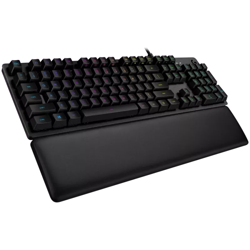 LOGITECH G513 Juhtmega LIGHTSYNC mehaaniline mänguklaviatuur - CARBON - US INT'L - USB - TACTILE