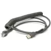 Honeywell USB-kaabel USB-kaabel, spiraalne, Pikkus: 2,9m, Värvus: must, Voyager/Fusion/Focus jaoks (53-53235-N-3)