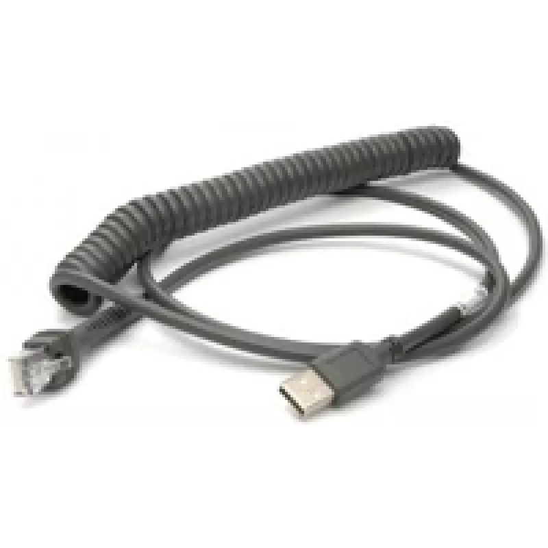 Honeywell USB-kaabel USB-kaabel, spiraalne, Pikkus: 2,9m, Värvus: must, Voyager/Fusion/Focus jaoks (53-53235-N-3)