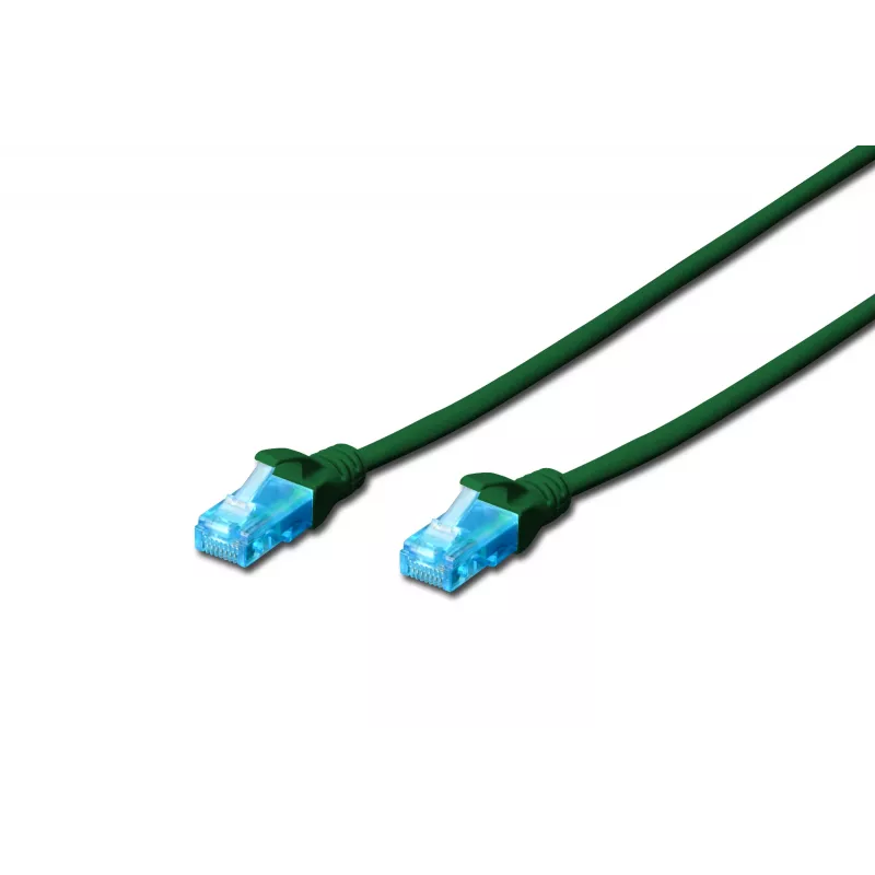 Assmann Digitus CAT 5e U-UTP patch-kaabel. PVC. AWG 26/7. Pikkus 2 m. värv roheline (DK-1512-020/G)