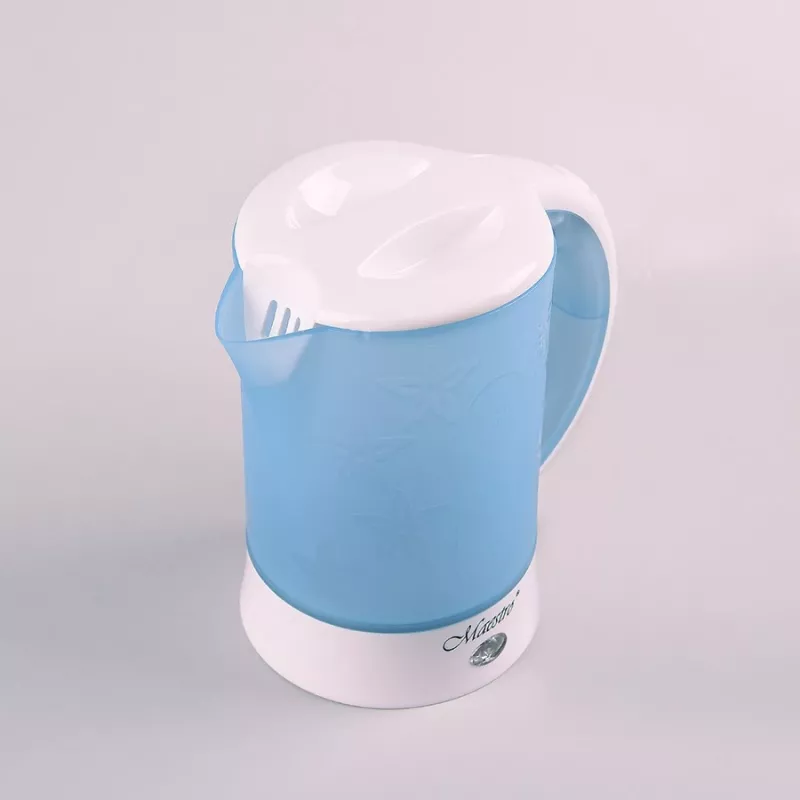 Elektriline veekeetja Maestro MR010 0,6 L 600 W — sinine/valge, veetaseme indikaator, katlakivivastane filter