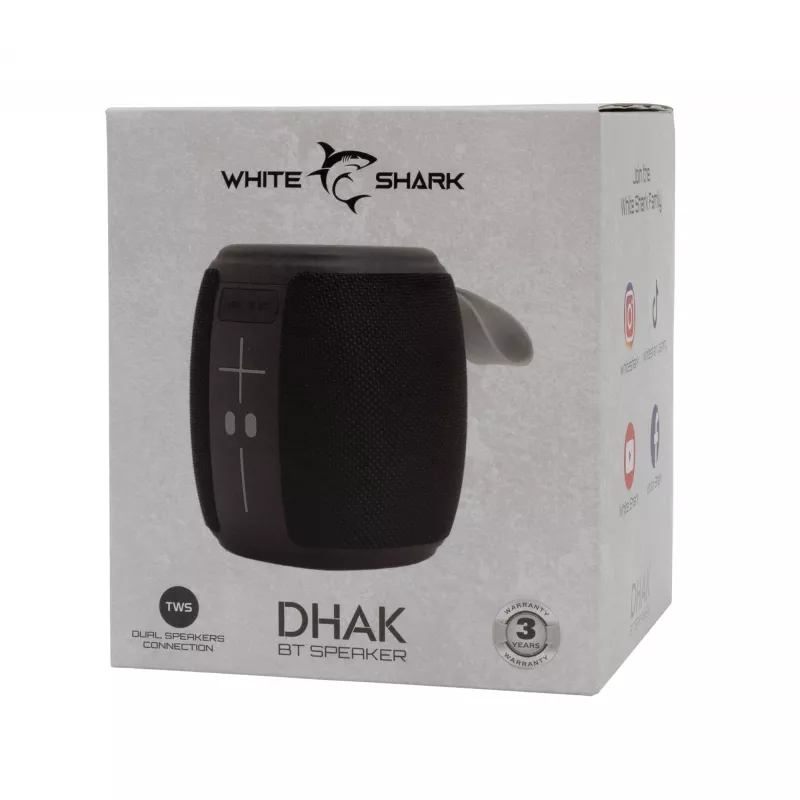 Kaasaskantav kõlar White Shark GBT-888 Dhak Must