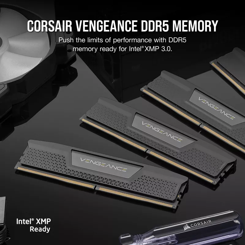 VENGEANCE® 48GB (2x24GB) DDR5 DRAM 7000MT/s CL36 mälukomplekt