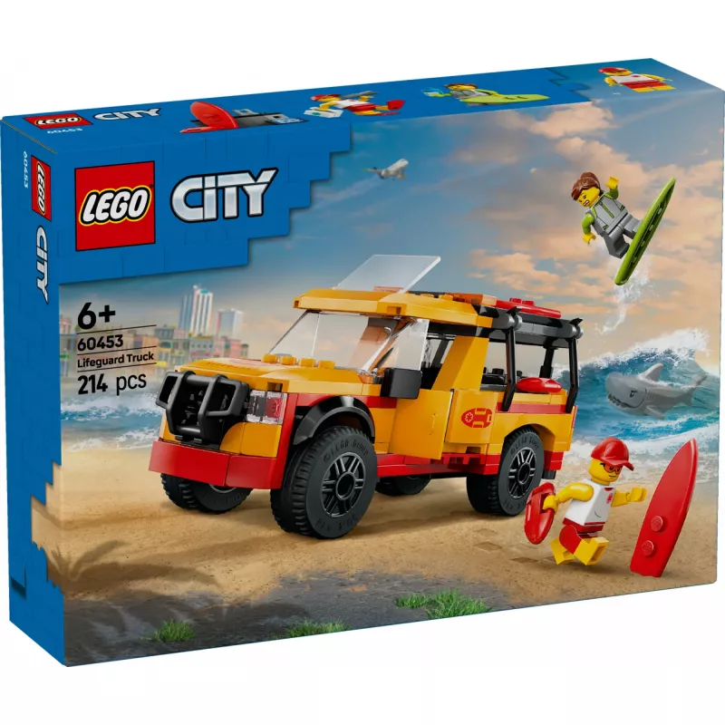 LEGO CITY 60453 Päästepaat rannavalve veoauto