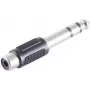 shiverpeaks BS57074 juhtmepistik 6,3mm must - roostevaba teras (BS57074)