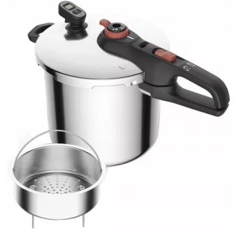 Survekeedupott Tefal Secure 8 L – pliidil kasutatav survepott, 8‑liitrine maht, turvakinnitusega kaas