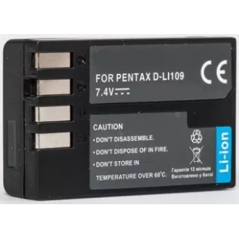 Laetav kaamera aku extra digital D-Li109 7,2V 1860mAh (MPN DV00DV1283)