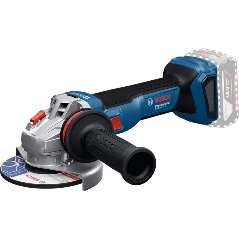 Nurklihvmasin Bosch GWS 18V-11 S SOLO 125 mm 18V juhtmeta, ketas 125 mm