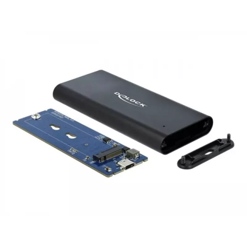Delock - Salvestusseade - M.2 - M.2 NVMe kaart - USB 3,1 (Gen 2) - Must (42614)