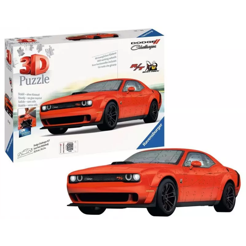 3D pusle Ravensburger Dodge Challenger R/T Scat Pack Widebody 108 tk