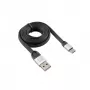 Sbox USB 2.0-Type-C/2.4A must/hõbedane 1,5M