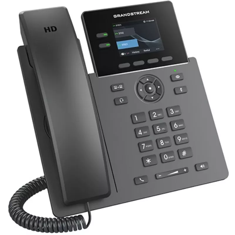 IP-telefon Grandstream GRP2610 2-liiniline HD-heli, operaatoriklassi VoIP-telefon