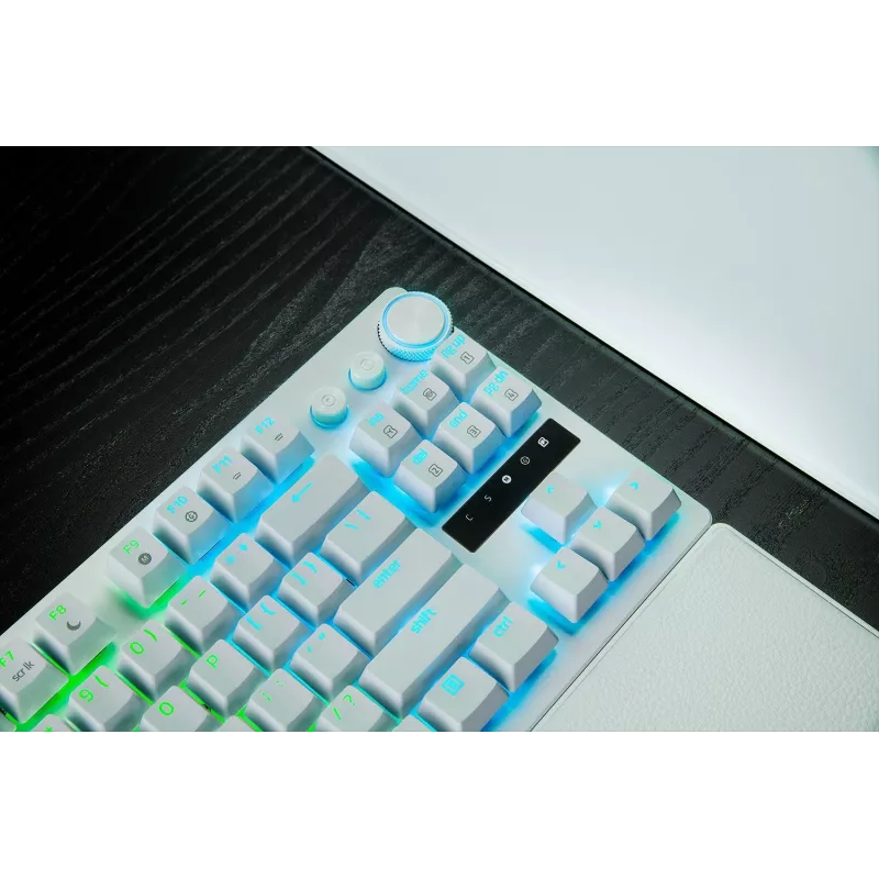 Razer Huntsman V3 Pro Tenkeyless 8KHz | Mänguklaviatuur | Juhtmega | US | Valge | Razer Analog Optical Switch Gen-2