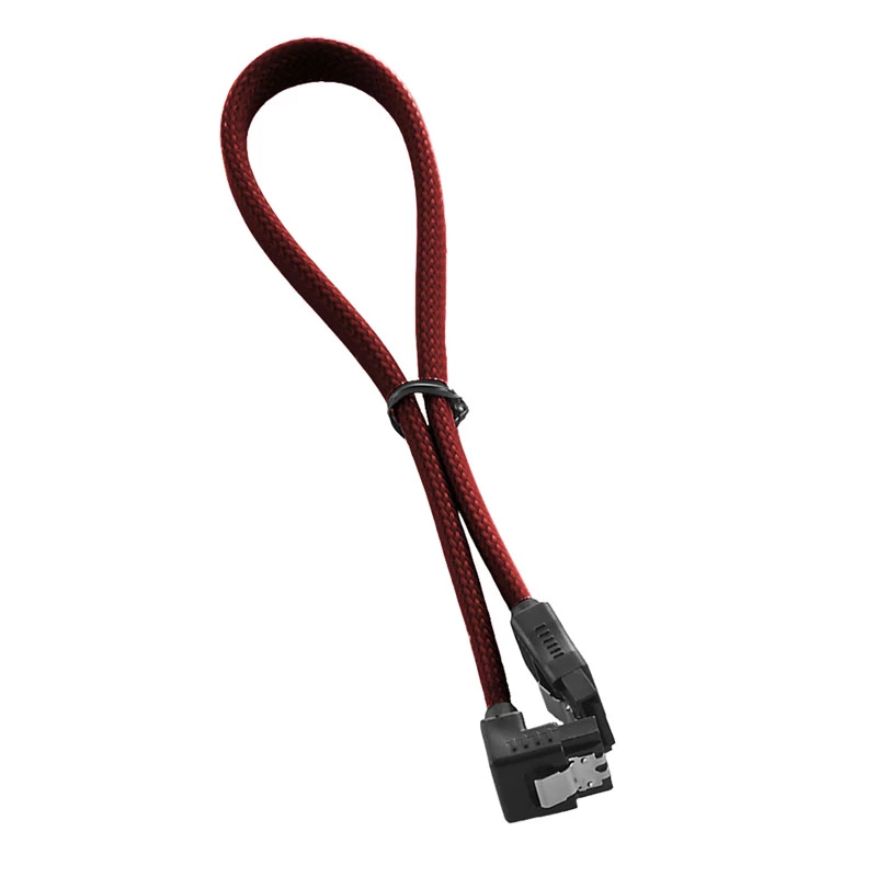 ModMesh täisnurga SATA 3 kaabel 30 cm - veripunane - Kaabel - Digitaalne/Andmeside (CM-CAB-RSAT-N30KBR-R)