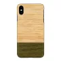 Nutitelefoni ümbris man and wood iPhone X/XS jaoks — bambusmets must