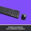 Logitech Wireless Combo MK220 - klaviatuuri- ja hiirekomplekt - juhtmevaba - 2,4 GHz - itaalia - tumehall (920-003721)