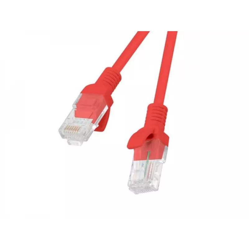 Võrgukaabel LANBERG PATCHCORD KAT.5E UTP 1M Punane