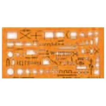 STANDARDGRAPH Zeichenschablone NATO Truppenzeichen 8355 oranž (8355)