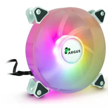INTER-TECH Argus RGB-ventilaatorikomplekt RS-06 120mm 3-pack valge ARGB koos kontrolleriga