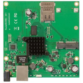 Mikrotik RBM11G juhtmega ruuter must, roheline, hall