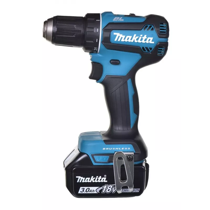 MAKITA DDF485RF3J akutrell 3x 18V 3Ah